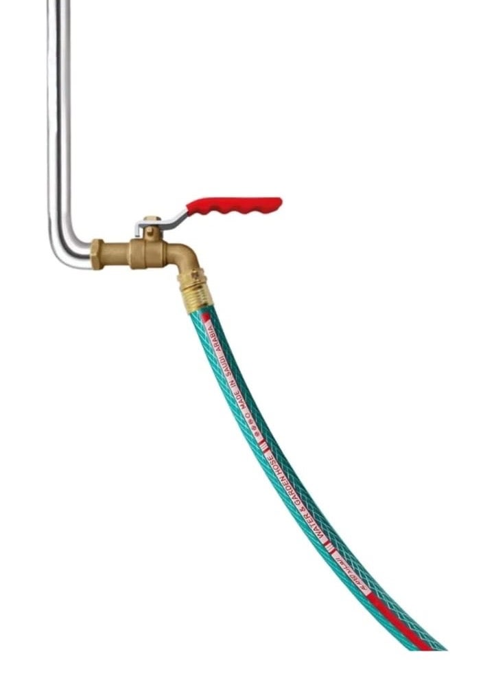 30 Meter 1/2 Inch Garden Hose Pipe with Wall-Mounted Reel – Heavy Duty, High Flexibility, Leak-Proof, for Watering & Cleaning - Image 4