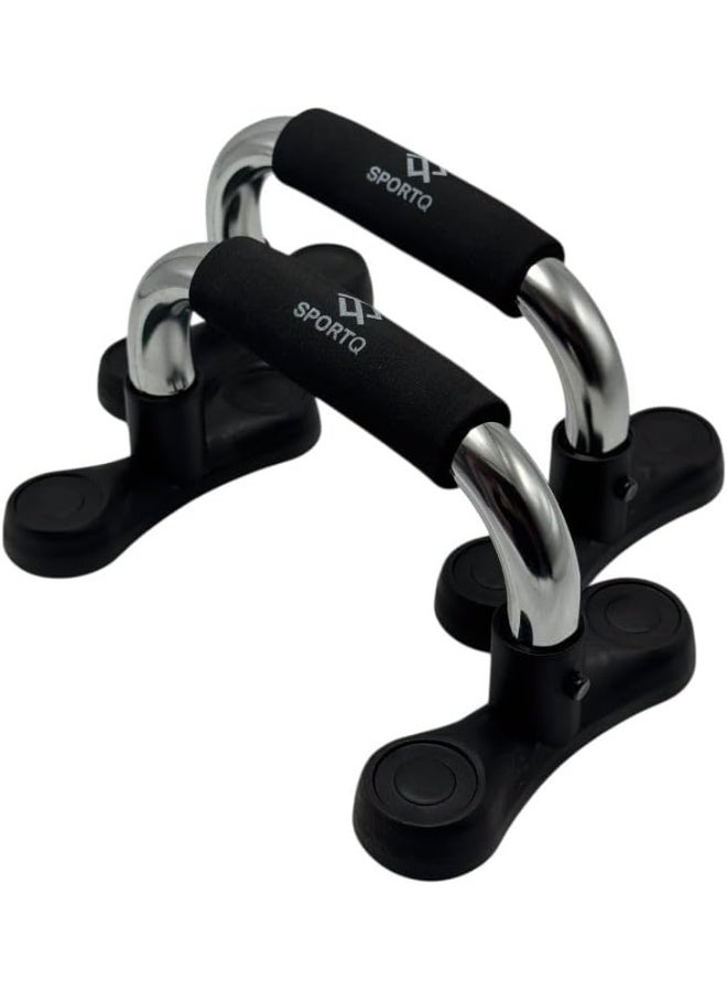 SportQ Professional Push Up Grips – Ergonomic Anti-Slip Design Helps You Perform Push-Ups with Full Hand Support and Improves Upper Body Strength for Workout at Home or Gym - Image 2