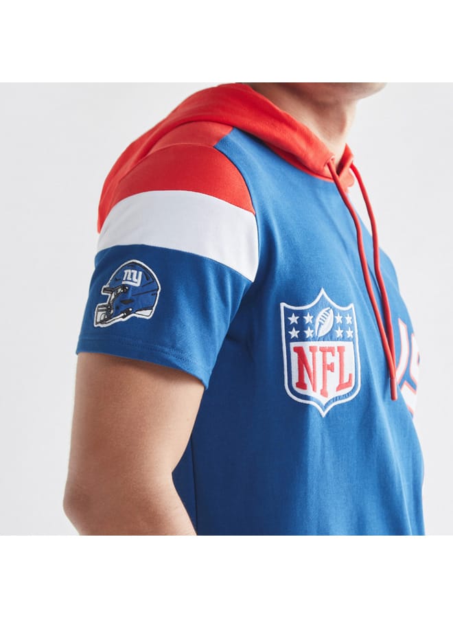Splash FAV New York Giants Print NFL League Hooded T-shirt  - Image 4