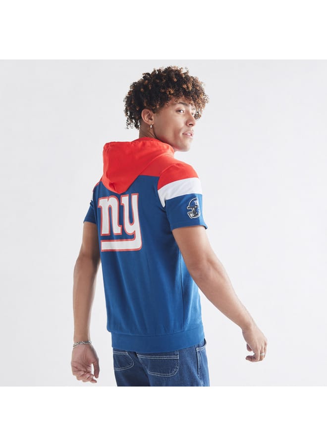 Splash FAV New York Giants Print NFL League Hooded T-shirt  - Image 3
