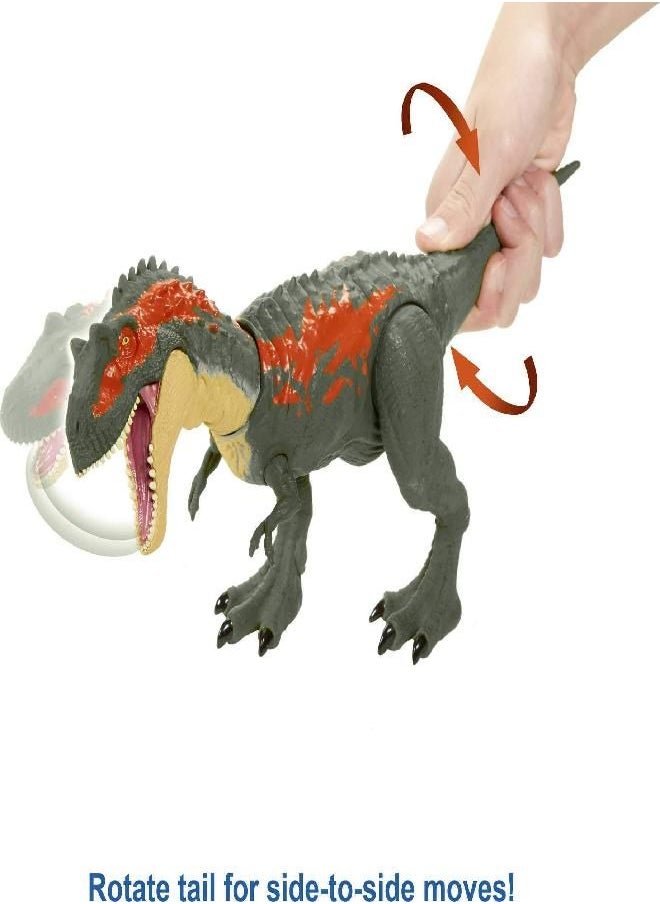Jurassic World Toys - Jurassic World Toys Camp Cretaceous Massive Biters Albertosaurus Dinosaur Action Figure, Toy Gift with Strike and Chomping Motion - Image 1
