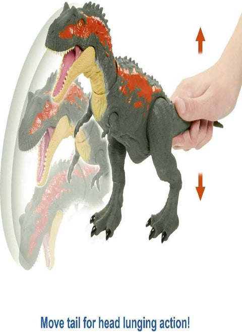 Jurassic World Toys Camp Cretaceous Massive Biters Albertosaurus Dinosaur Action Figure, Toy Gift with Strike and Chomping Motion