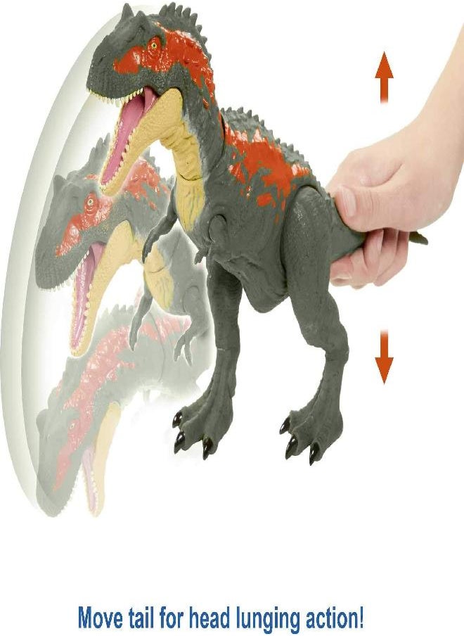 Jurassic World Toys - Jurassic World Toys Camp Cretaceous Massive Biters Albertosaurus Dinosaur Action Figure, Toy Gift with Strike and Chomping Motion - Image 1