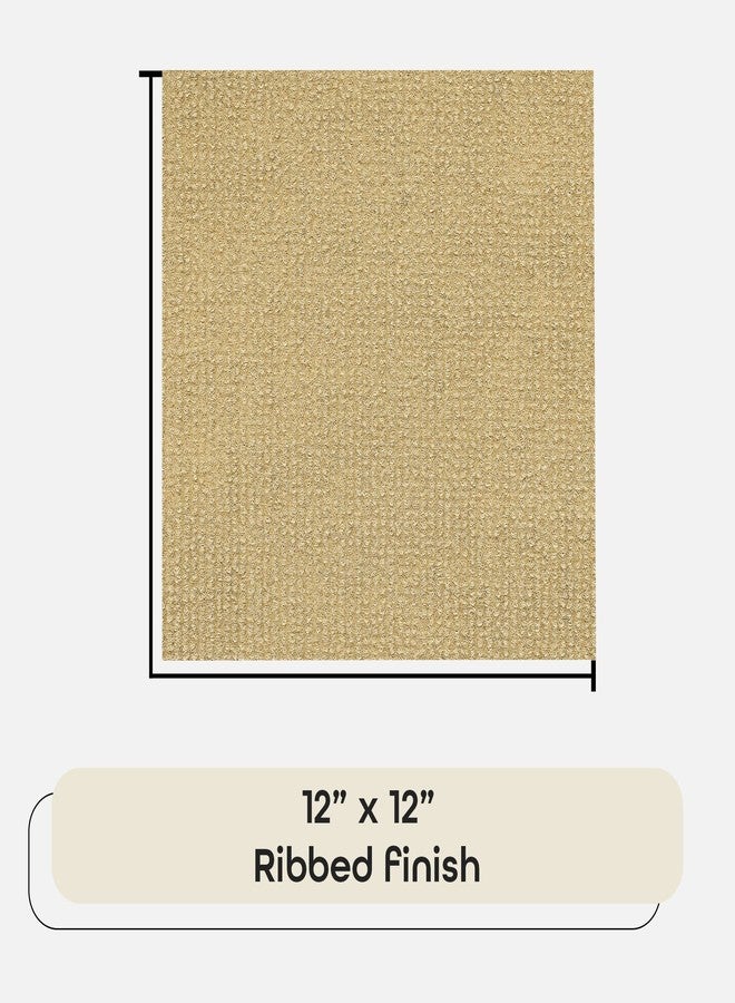 أكيم بلاط أرضيات سجاد ذاتي اللصق من نيكسوس، مقاس 12 بوصة، 12 بلاطة - 12 بوصة × 12 بوصة، لون بني فاتح - سهل التركيب والإزالة، أرضيات يمكنك تركيبها بنفسك للمطبخ وغرفة الطعام وغرف النوم والحمامات من آخيم هوم ديكور - Image 3