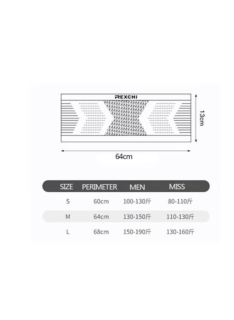 REXCHI Running waist bag, multifunctional sports waist bag, invisible waist bag, large capacity non-slip breathable fitness bag, suitable for outdoor running (size L) - Image 5