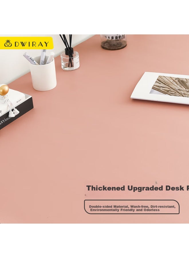 Diyi Workshop Dwiray Large Mouse Pad Simple Fresh Notebook Computer Waterproof Dirty-Resistant Leather Office Desk Pad Dining Table Male Female Mouse Pad 800*400 Large Thick - Image 1
