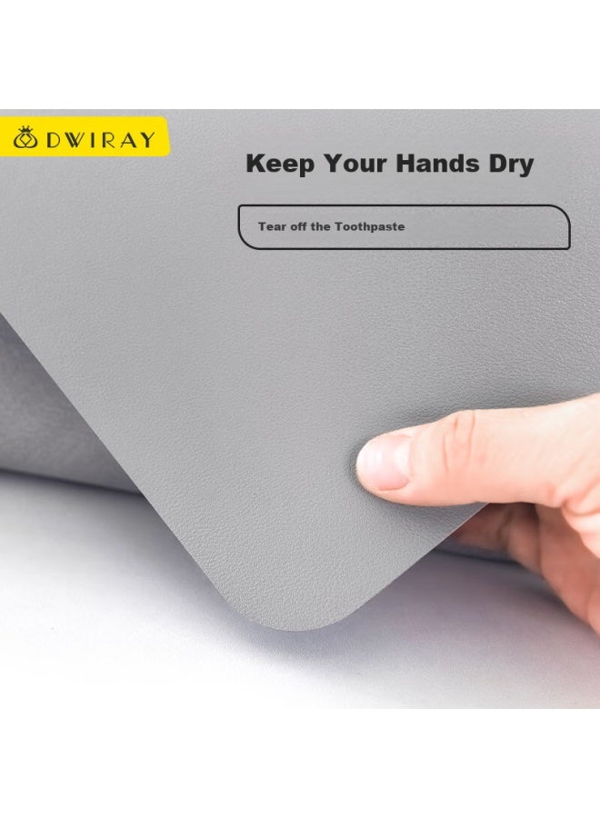 Diyi Workshop Dwiray Large Mouse Pad Simple Fresh Notebook Computer Waterproof Dirty-Resistant Leather Office Desk Pad Dining Table Male Female Mouse Pad 800*400 Large Thick - Image 2
