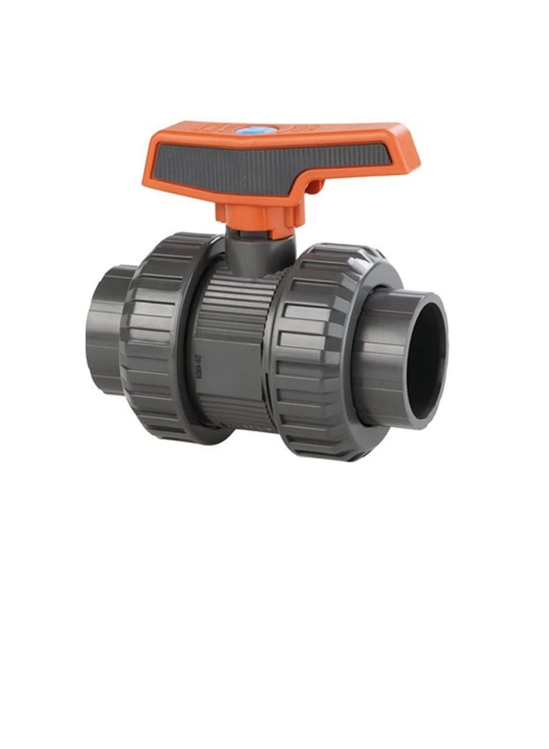 Cepex PVC Heavy Duty Water Supply Pipe Fittings for Swimming Pool, Agriculture, Irrigation & Commercial Plumbing Use (90 MM, Union Ball Valve (Anti Block))  - Image 1