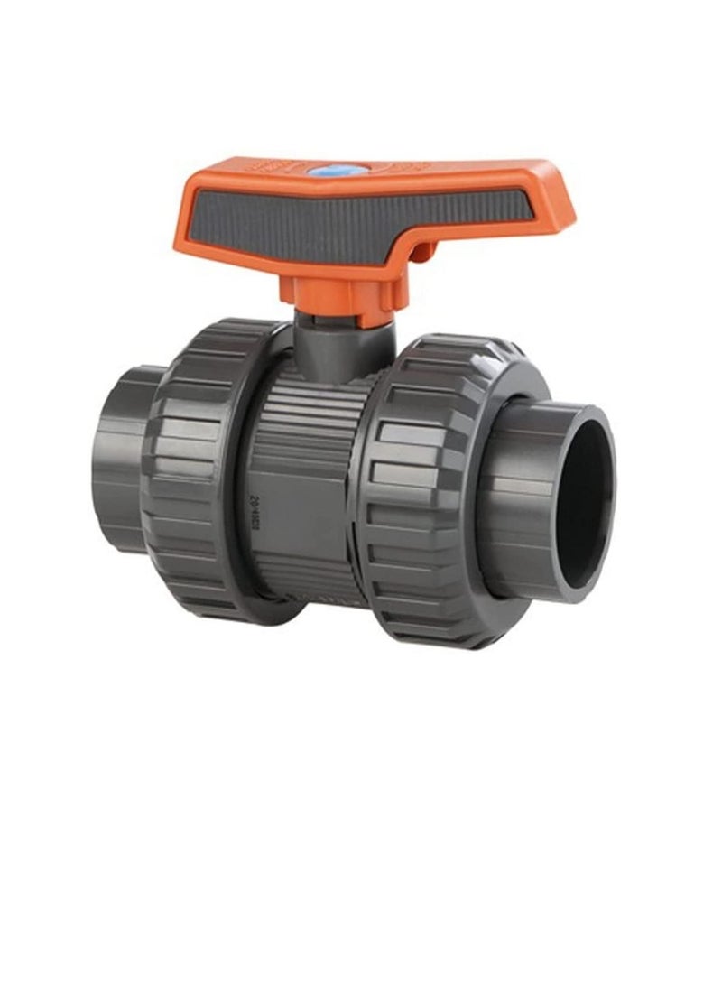Cepex PVC Heavy Duty Water Supply Pipe Fittings for Swimming Pool, Agriculture, Irrigation & Commercial Plumbing Use (90 MM, Union Ball Valve (Anti Block))  - Image 2