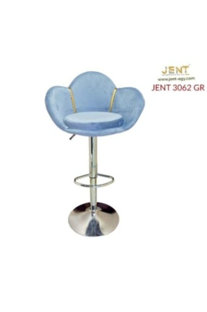 جينت كرسي بار قطيفة شكل وردة