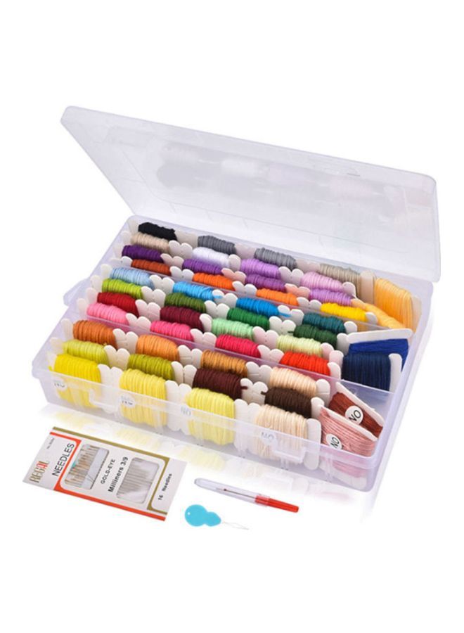 نيبمينينت مجموعة معدات خياطة من خيوط للاستخدام اليدوي 50 قطعة متعدد الألوان - Image 5