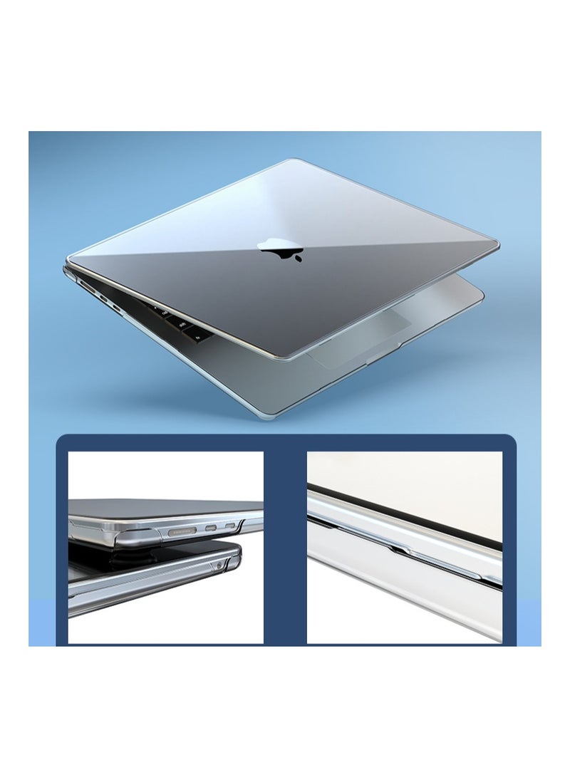 بينكساما حالة متوافقة مع ماك بوك إير 13.6 بوصة حالة 2025 2024 2023 2022 M4 A3240 M3 A3113 M2 A2681 البلاستيك الصلب القشرة ل ماك بوك إير 13.6 بوصة حالة ، كريستال واضحة - Image 5