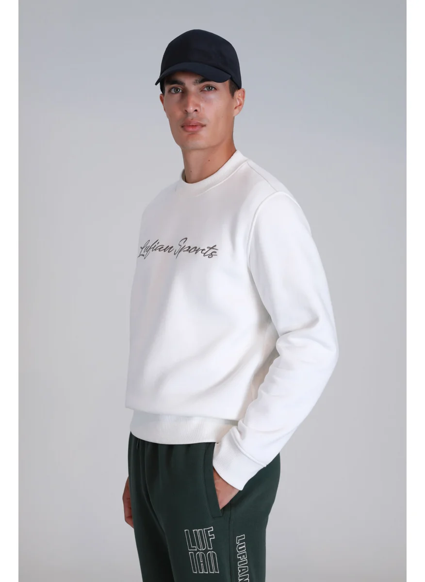 Lufian Loved Men's Sweatshirt Off White