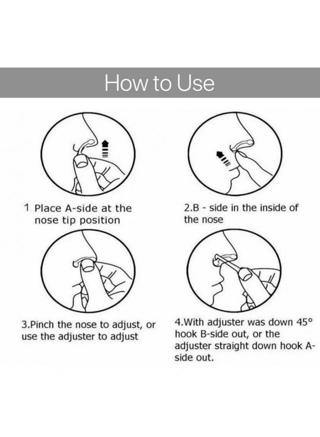 6pcs Narrowed Nose Up Lifting Shaping Clip 2.3cm Reusable Comfortable Invisible For Daily Use Party Photo - Image 4