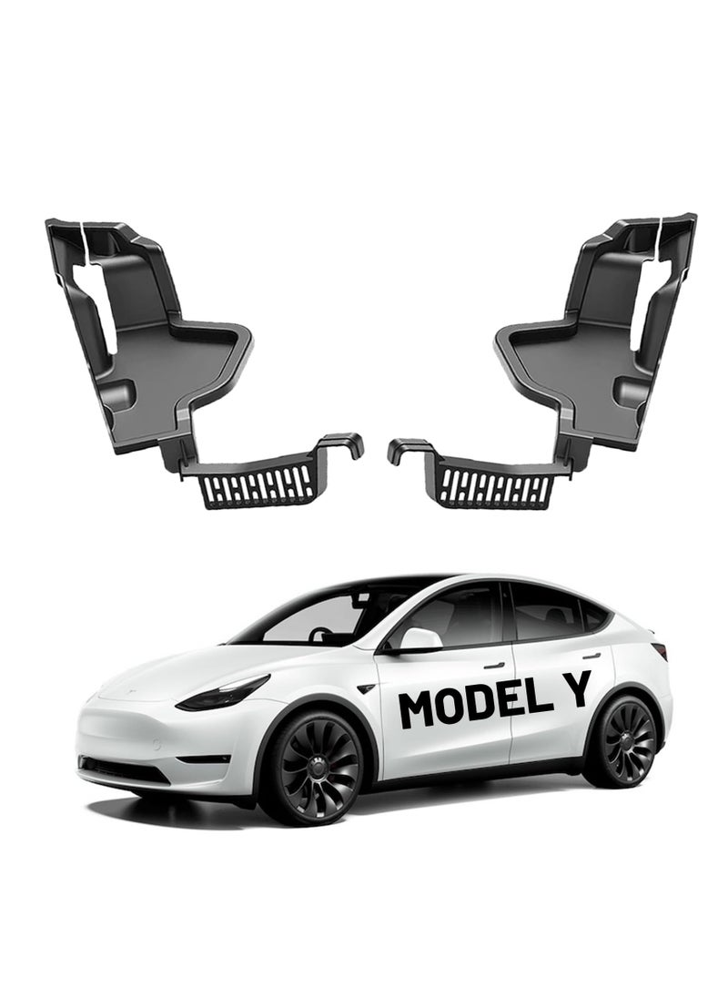 SYOSI Hood Water Barrier Box, Fit for Tesla Model Y Hood Water Barrier Box Debris Filter Car Front Trunk Filter Anti Clogging Water Guide Grille Channel for Front Trunk Accessories(2pcs)  - Image 1