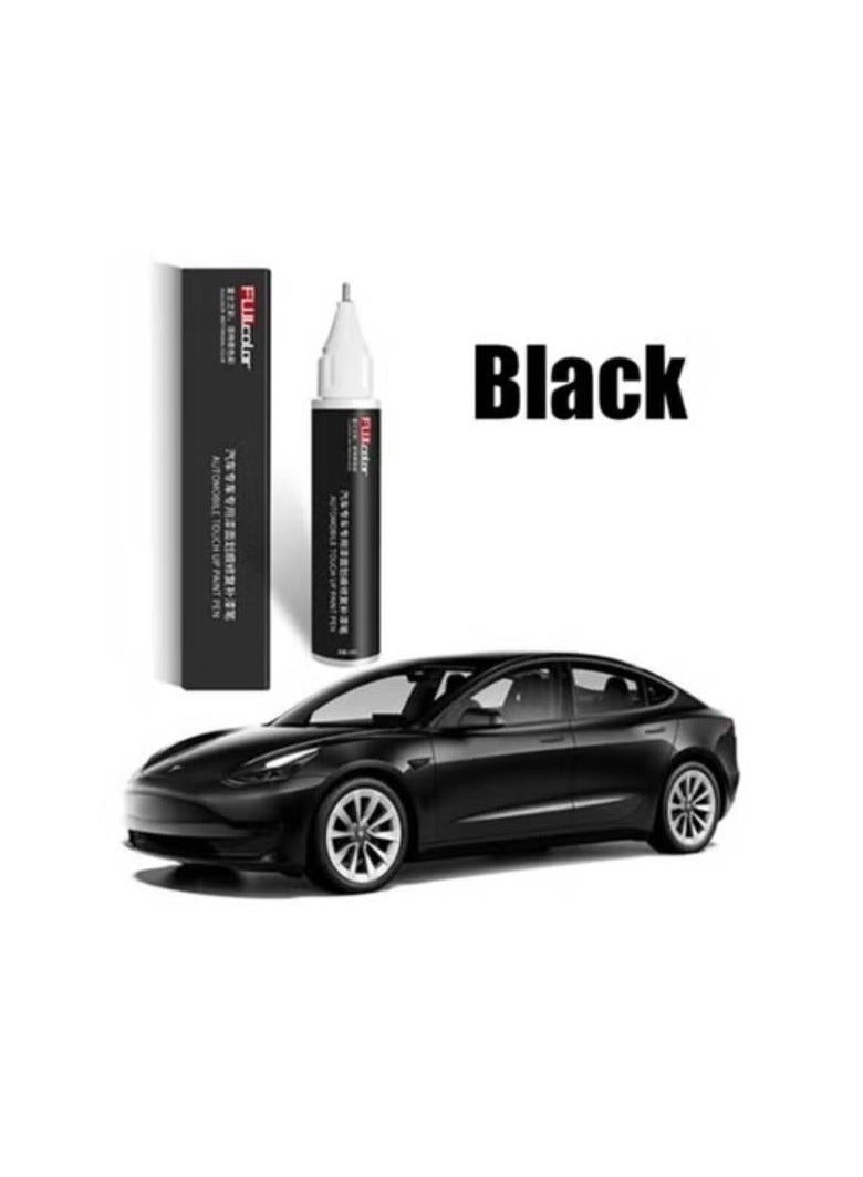 فوجي قلم إصلاح خدوش طلاء السيارة باللون الأسود أداة تلميع وتغطية عالية اللمعان - Image 1