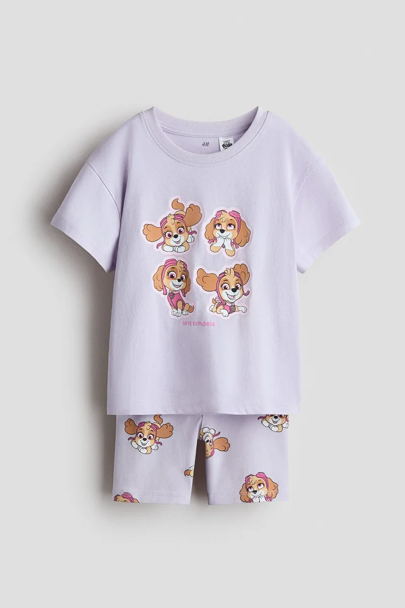 H&M 2-piece printed cotton set