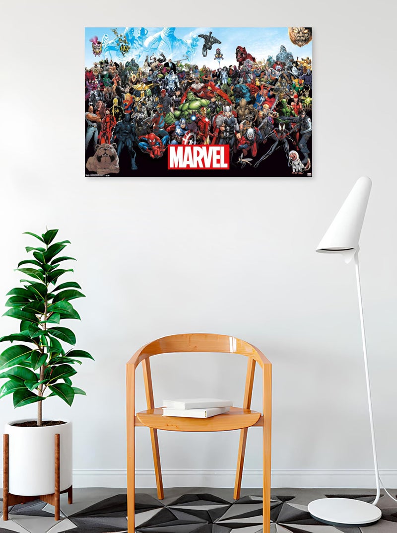 Trends International Marvel Comics The Lineup Wall Poster 22.375" x 34" for Playroom - Image 2