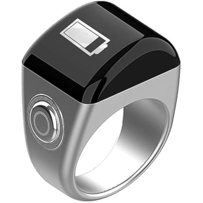 أنكوفو ساعة تسبيح ذكية مقاومة للماء IP7، مع 5 تنبيهات لوقت الصلاة، شاشة OLED، إعدادات تعداد مخصصة، عداد، مناسبة لجميع الأعمار 20 مم - Image 1