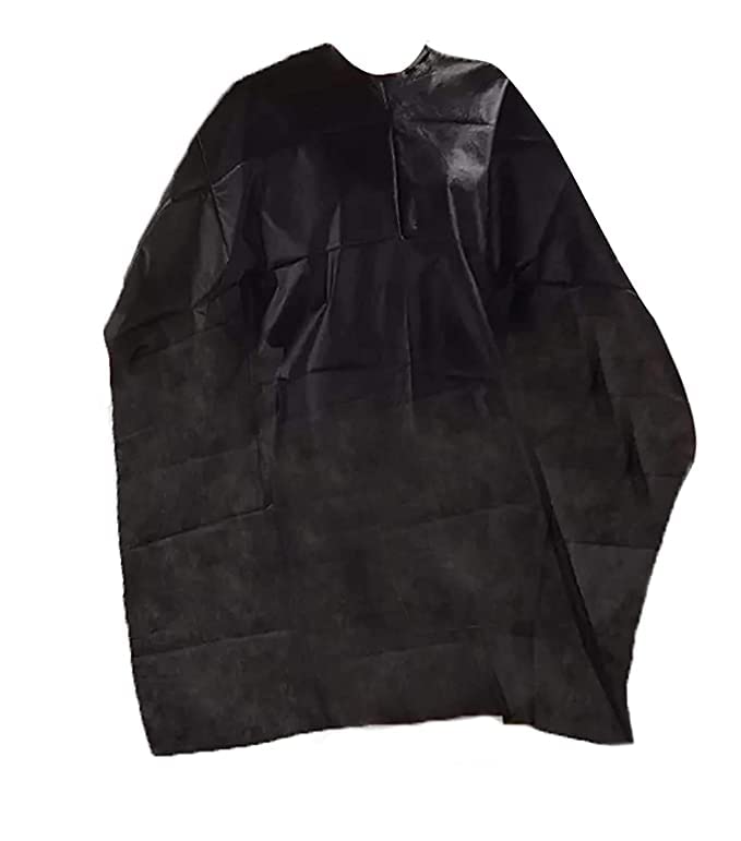 Kudize 30 GSM Barber Hair Cutting Cloth Home Salon Apron Non Woven Disposable Beauty Parlor Hair Cutting Sheet 60x40 Inch Black (Pack of 25) - Image 4