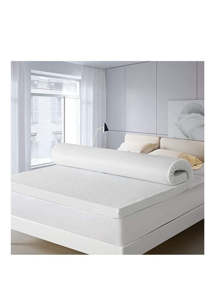 Generic - SULSHA Premium Memory Foam (Harmony Visco Elastic) Mattress Topper with Removable Luxurious Velour Cover - Image 1