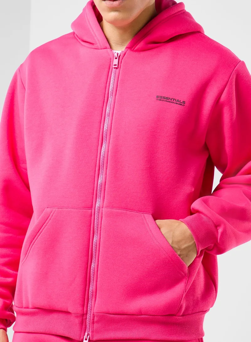 The Giving Movement Regular Zip Hoodie