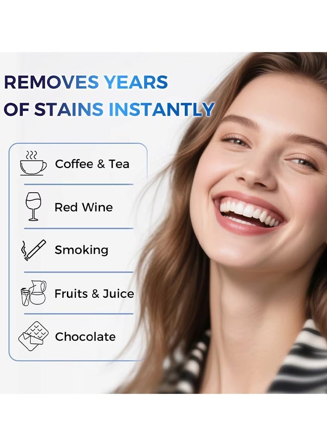 Glory Smile Teeth Whitening Kit With LED Light, 10 Min Non-Sensitive Fast Teeth Whitener With 3 Carbamide Peroxide Teeth Whitening Gel, Stain Removal, Helps To Remove Stains From Coffee, Smoking, Wines, Soda, Food - Image 3