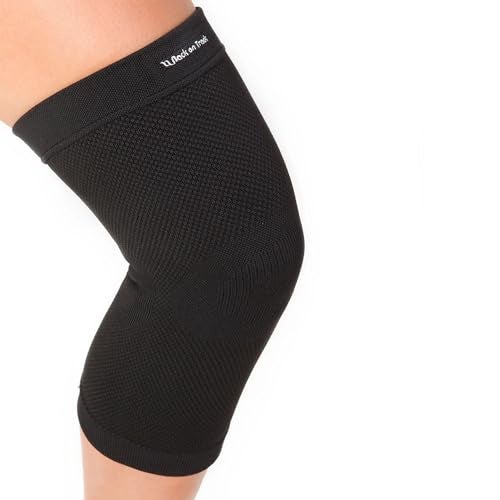 Back on Track دعامة الركبة باك أون تراك فيزيو 4Way Stretch 1107 بتقنية ويلتكس باللون الأسود مقاس XLarge - Image 5