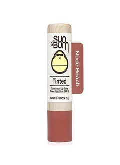 Tinted Lip Balm Nude Beach ; Spf 15 ; Uva / Uvb Broad Spect Protection ; Sensitive Skin Safe ; Hypoallergenic Paraben Free ; Ozybenzone Free ; 0.15 Oz
