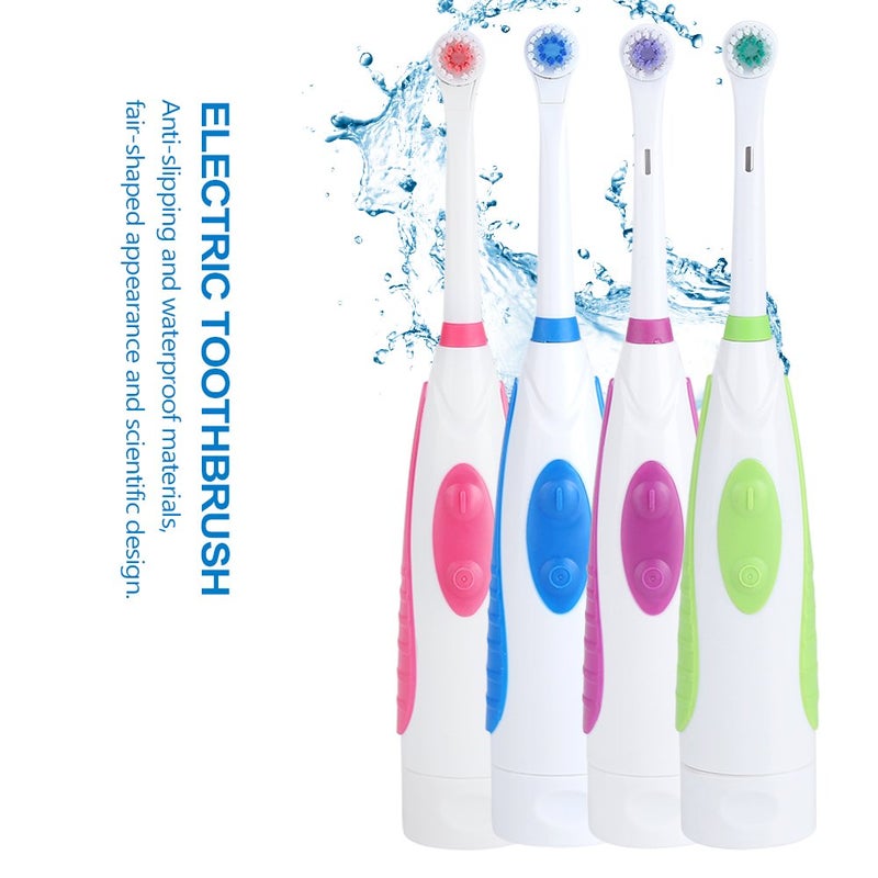 cheekyglo Electric Toothbrush with 4 Toothbrush Head Ultra-sonic Electric Toothbrush Power Toothbrush, Deep Clean, Fresh Breath for Adult(blue) Blue - Image 3