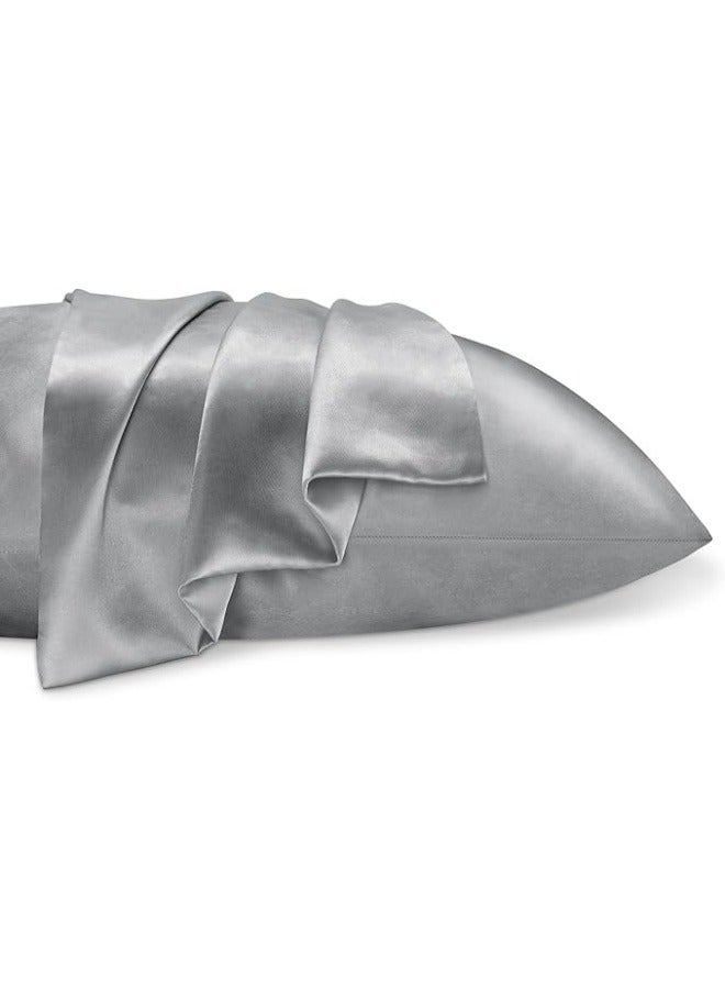 Satin Pillowcase for Hair and Skin, Super Soft and Cooling Similar to Silk Pillow Cases 2 Pack with Envelope Closure, Gift for Women Men - Image 4