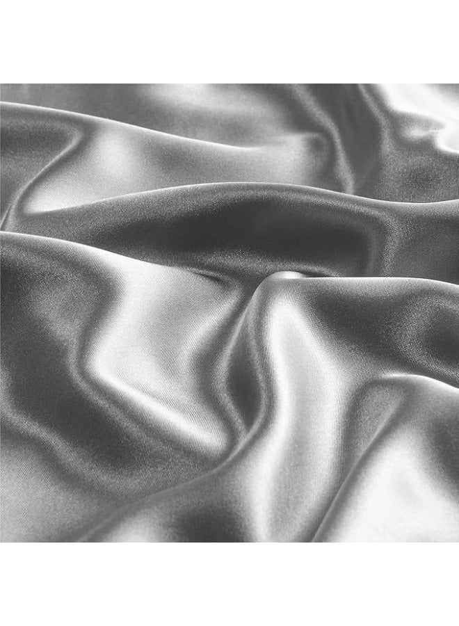 Satin Pillowcase for Hair and Skin, Super Soft and Cooling Similar to Silk Pillow Cases 2 Pack with Envelope Closure, Gift for Women Men - Image 3