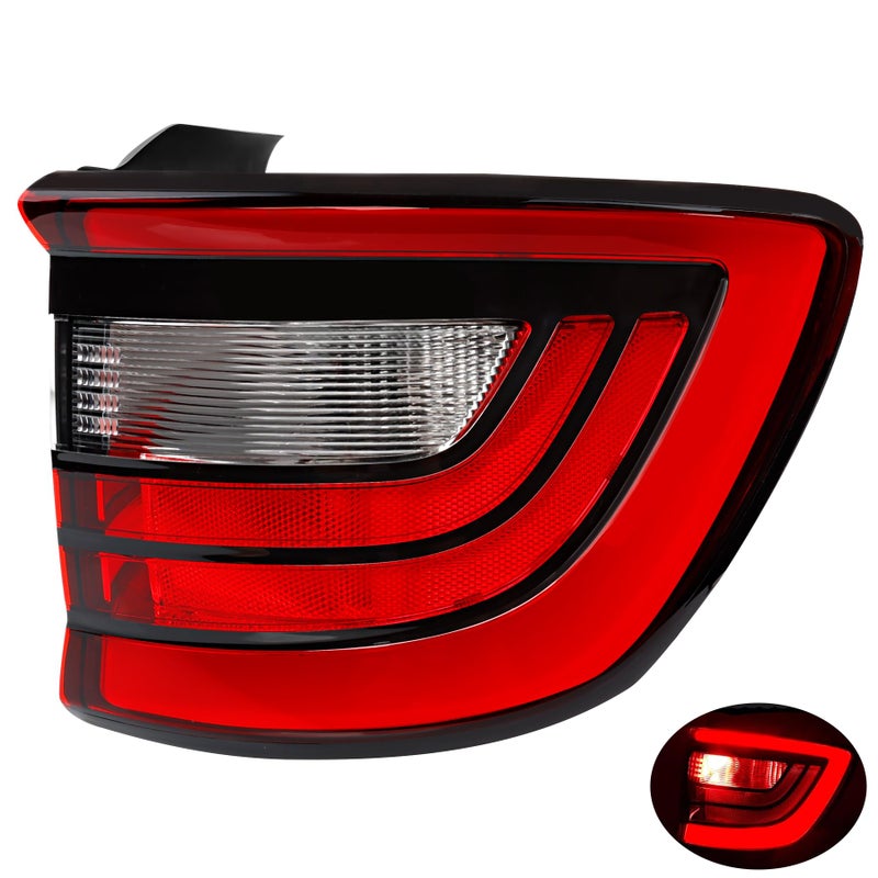 LED Taillights Compatible with 20142024 Dodge Durango Replace 68155948AC 68272126AA Led Driving Running Lamps Brake Turn Signal Lighting Rear Right Passenger Side Outer Tail Lights Assembly