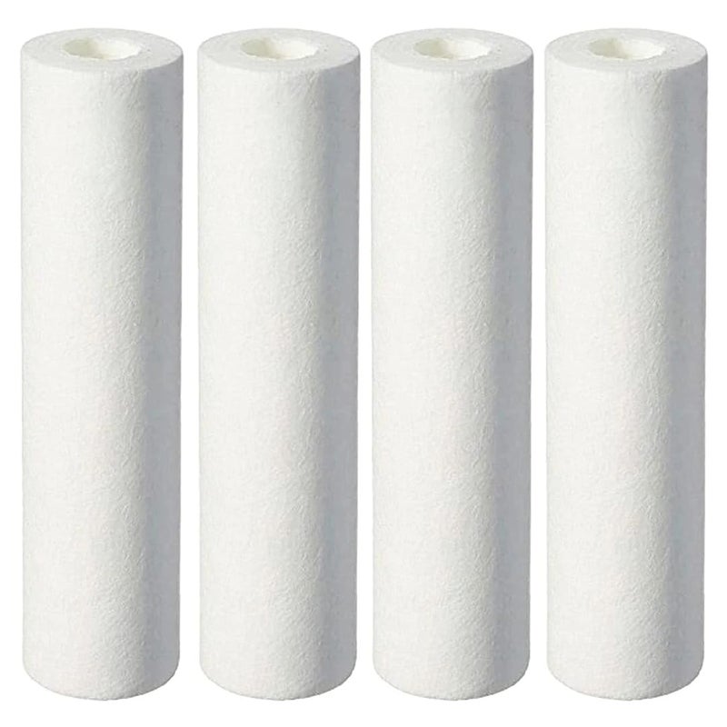 Filox 10 Inch PP Spun Filter Cartridge | 5 Micron Pre Filter Candle for All Type RO UV UF Water Purifiers | Compatible with 9 LTR to 25 LTR Systems | RO Water Purifier Sediment Filter (10) - Image 1