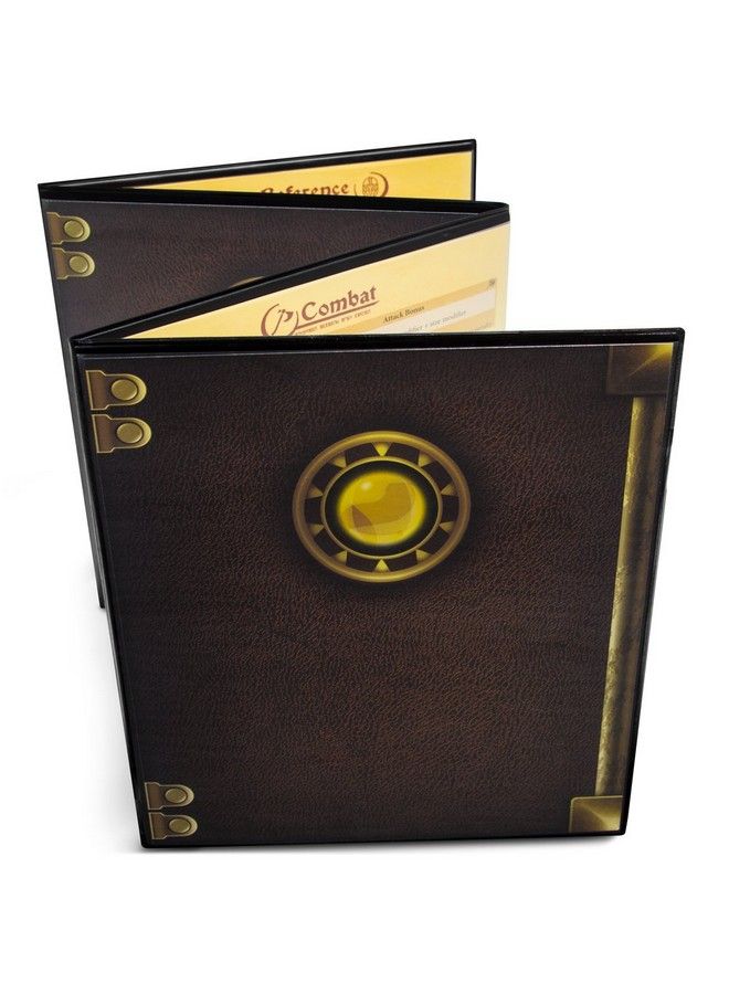 Stratagem The Master Tome 4Panel Customizable Gm Screen With Free Inserts Dry Erase, Dungeon & Game Master Accessory For Tabletop Rpg Campaigns (Black) - Image 2