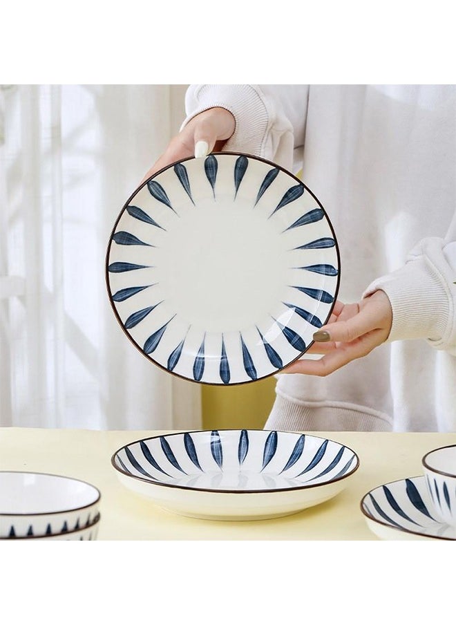 British Chef High Quality Porcelain Tableware Set 16-Piece Tableware Set Gift Box Ceramic Tableware Set, Microwave and Dishwasher Safe Includes 4 Plates 6 Bowls and 6 Spoons Suitable for 6 People Suitable for Holiday Gifts or Parties Multicolor 47.5x12.5x28.5 cm  - Image 3