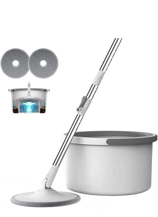 Cady One Floor Mop With Round Handle And Portable Bucket  - Image 1