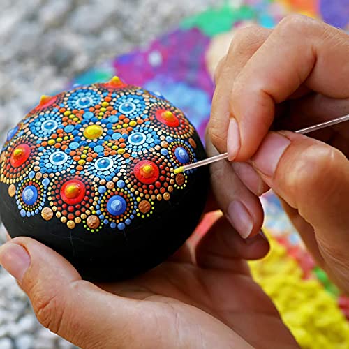 eS³kube 8pcs Dotting Rods Acrylic Twist Sticks Wax Pencil Manicure Nail Art Tool - Image 5