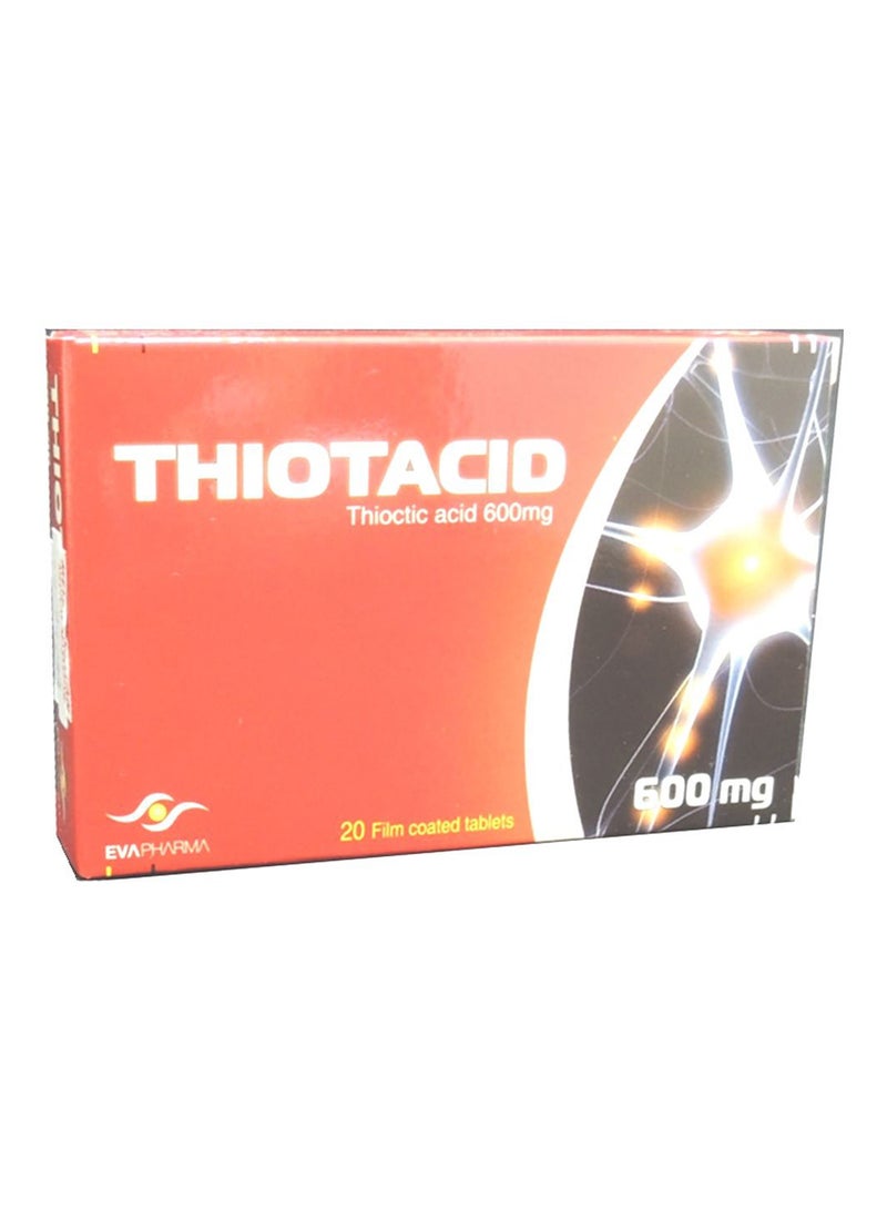 THIOTACID أقراص ثيوتاكيد 600 ملغ 20 حبة