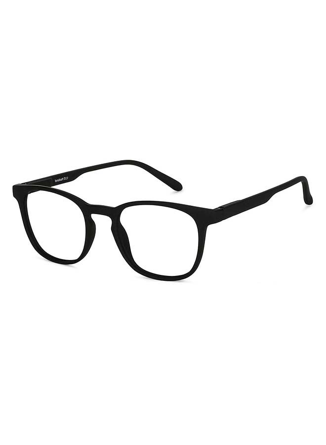 Lenskart Blu Unisex Zero Power Bluecut & Antiglare Wayfarer Shape Computer Eyeglasses LB E14058 - Lens Size: 50mm - Black - Image 2
