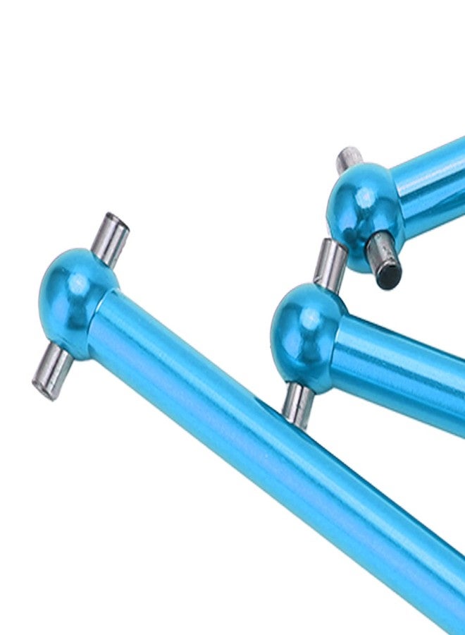 Dilwe 4pcs RC Dog Bone Drive Shaft, Aluminium Alloy Front and Rear Dog Bone for TT02B 1/10 RC Car(Blue) - Image 5