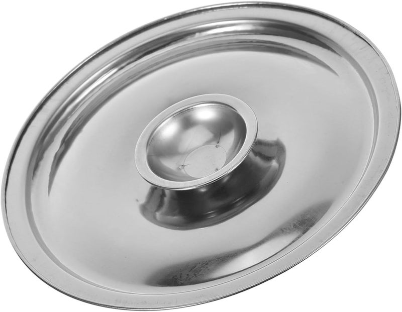 VICASKY Stainless Steel Universal Lid for Pots and Pans 12cm Replacement Saucepan Cover Frying Pan Lid Compatible with Cooking Pots for Home Kitchen Use - Image 1