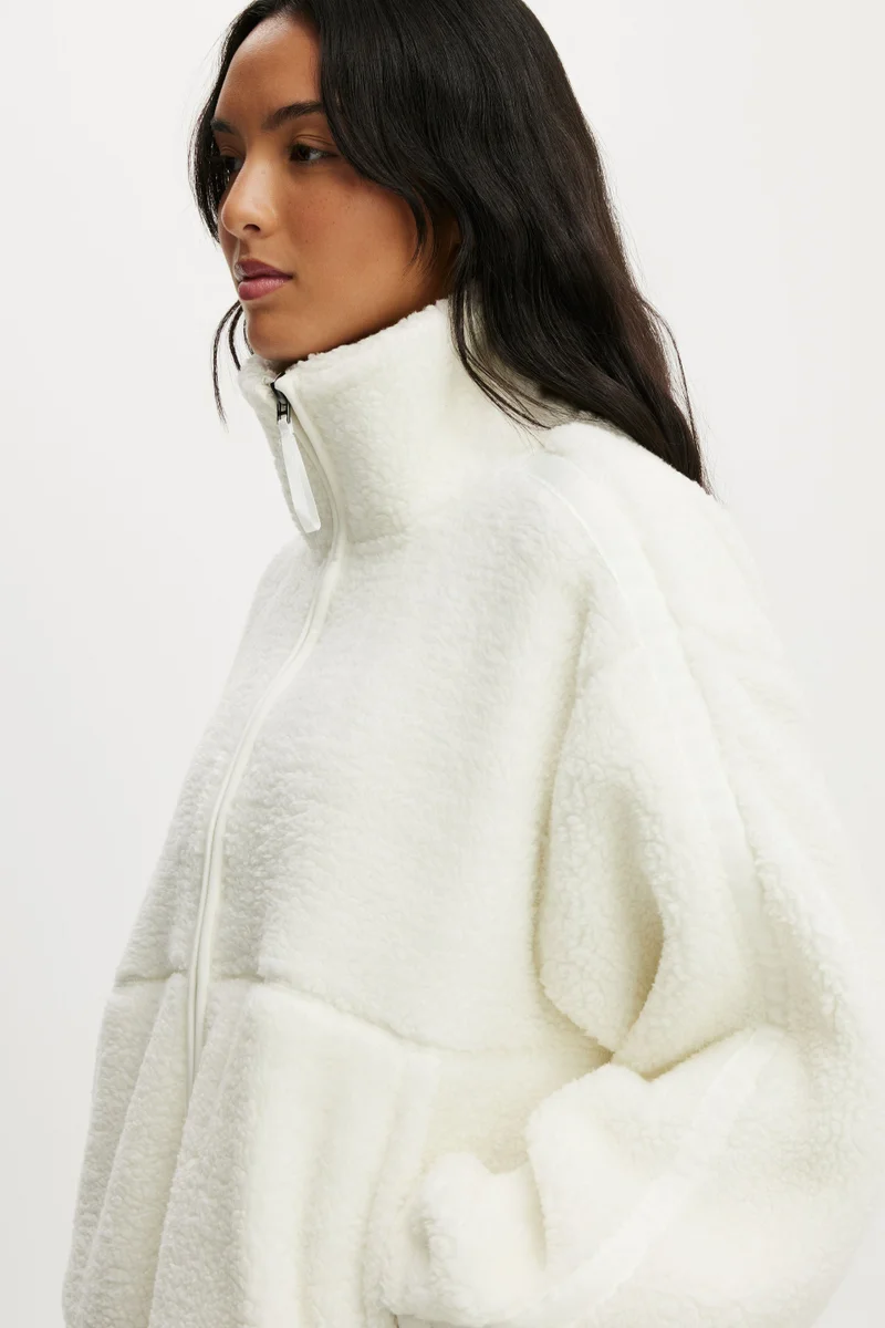 Cotton On  Trail Sherpa Jacket for Women | Best Price UAE