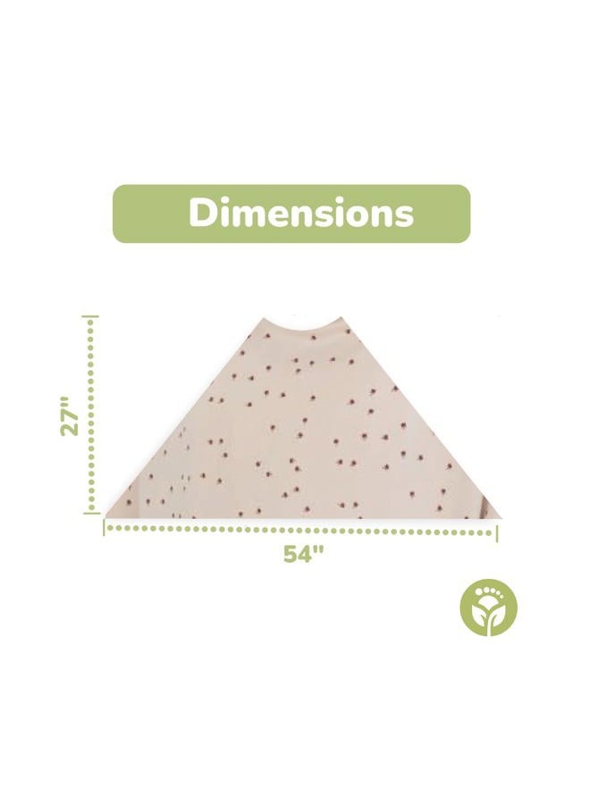 WeeSprout Nursing Cover for Breastfeeding, Soft & Breathable Nursing Poncho, Neck Insert for Hands-Free View, Machine Washable & Dryer Safe Feeding Cover Up - Image 5