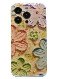Houmt iPhone 12 Pro Case Cute Girls Women descent Laser Bling Glitter Soft Silicone Bumper Protective Phone Cover  - Image 1
