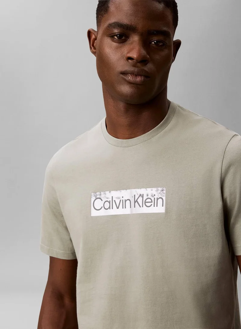 CALVIN KLEIN Shadow Graphic T-Shirt for Men | Best Price UAE