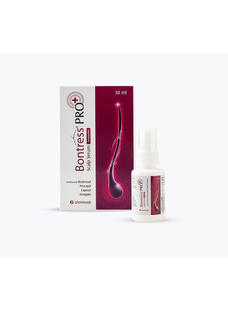 Bontress PRO+ Scalp Serum Fortified with Redensyl, Anagain, Capixyl,Procapil | Hair Serum for Hair Growth & Hair Fall 30ml - Image 1