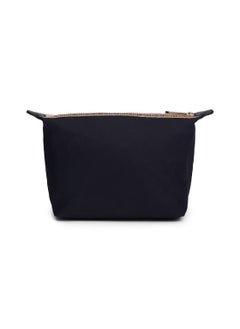 TOMMY HILFIGER Women's Th Monogram Signature Zip Washbag, Blue- Recycled Polyester  - Image 2