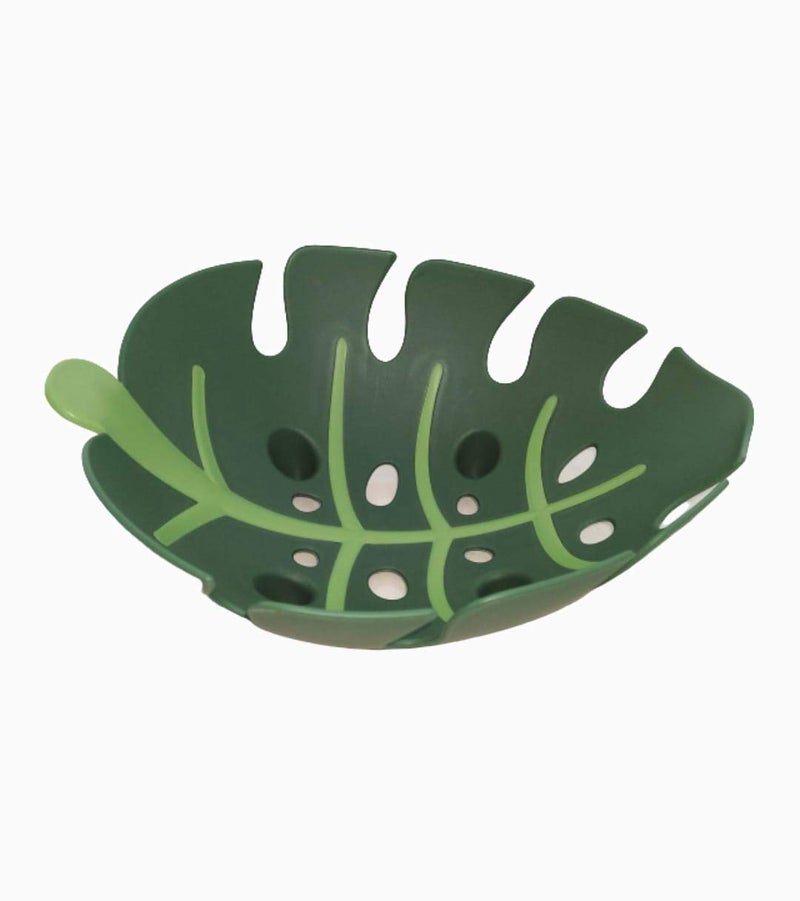 Sunshine Enterprise Leaf Shape Fruit Bowl Vegetable Bowl and Strainer for wash Store Fruit and Vegetable Make in India - Image 4