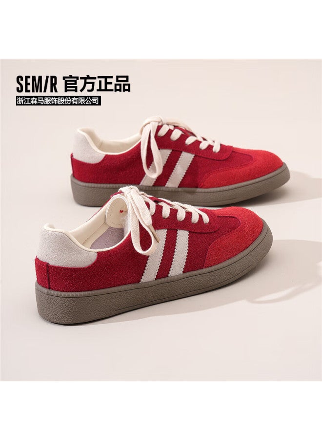 Semir Women's Comfortable Sports Shoes Autumn Casual Shoes Women's Seven Nights Sfym233038 Red Size 37